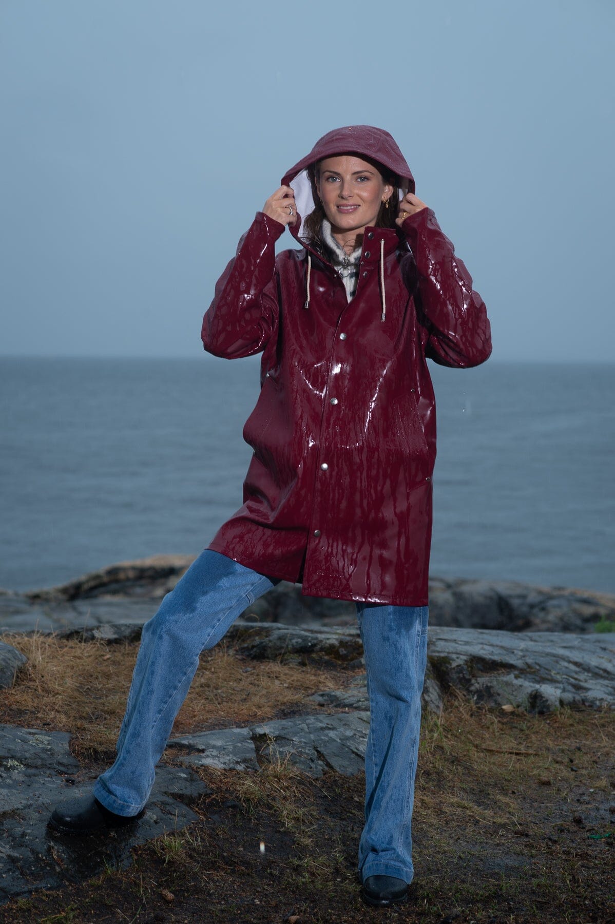 Stutterheim cheap stockholm burgundy