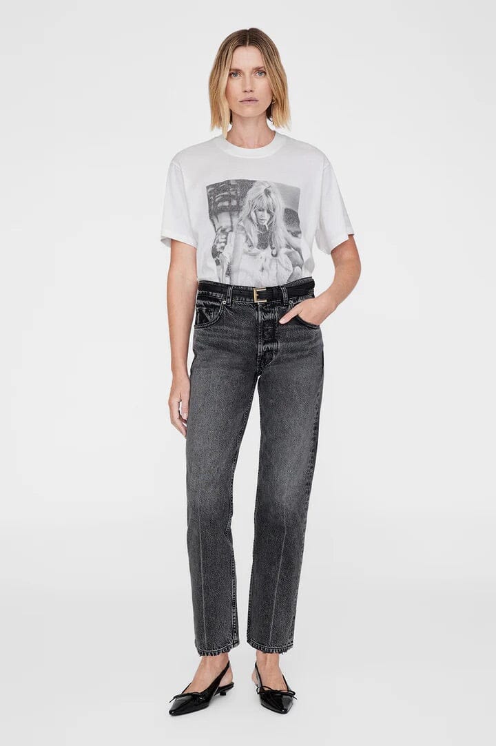 Anine Bing Lili Tee AB x DK x Brigitte Bardot Ivory T-shirt