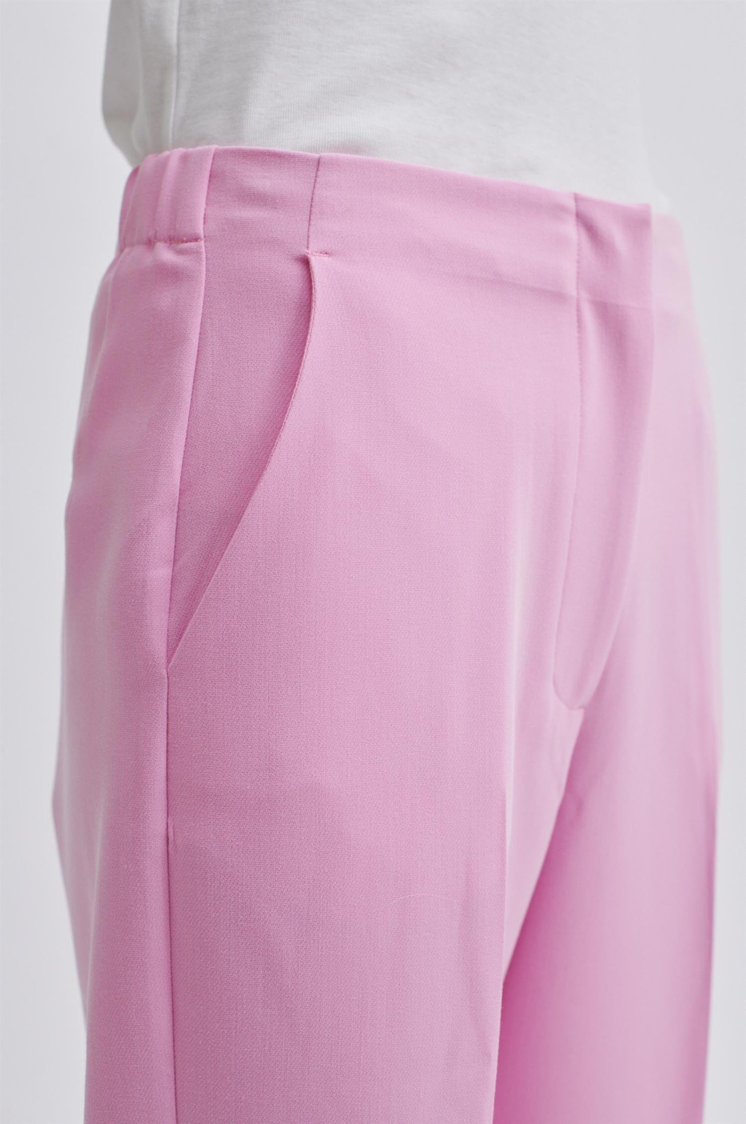 Second Female Evie Classic Trousers Begonia Pink Bukse