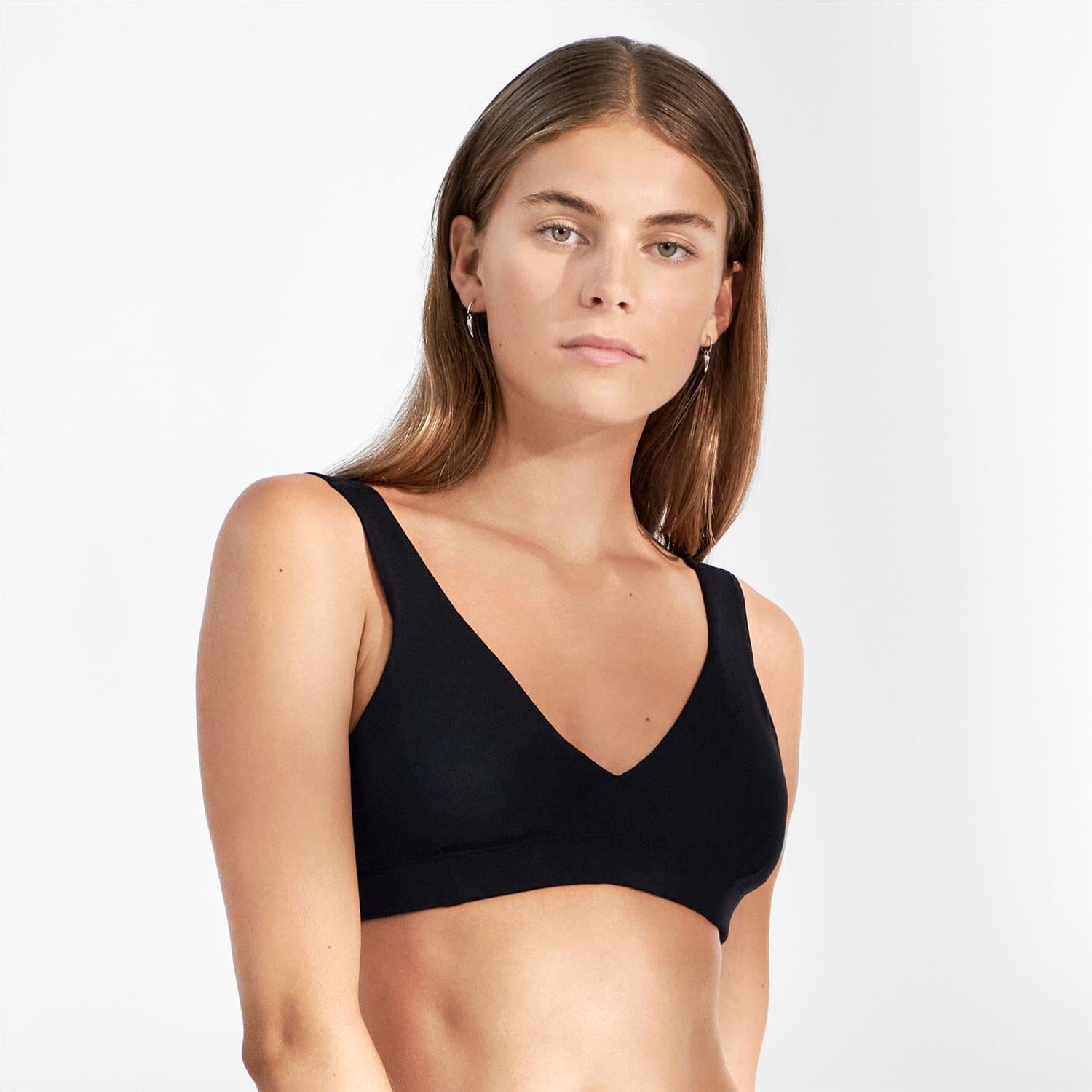 Bread and Boxers Padded Soft Bra Black Undertøy