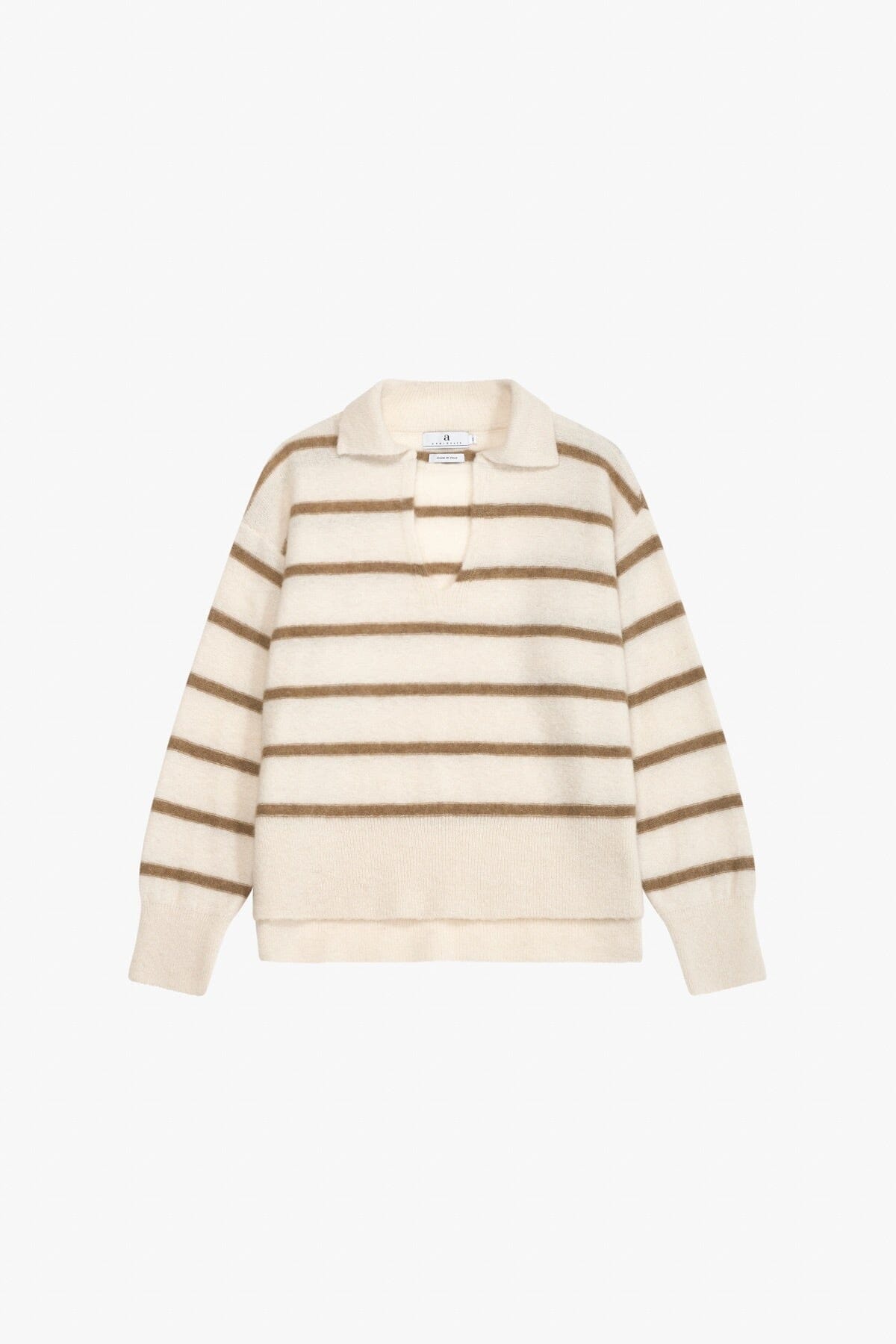 ArnieSays: Lowry Stripe Offwhite Combo Genser