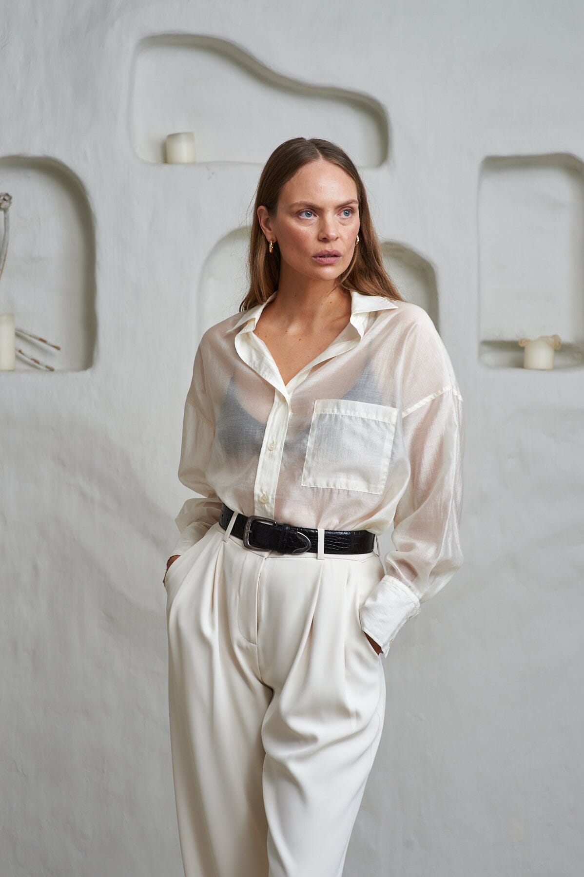 ArnieSays: Rocha Sheer Offwhite Skjorte